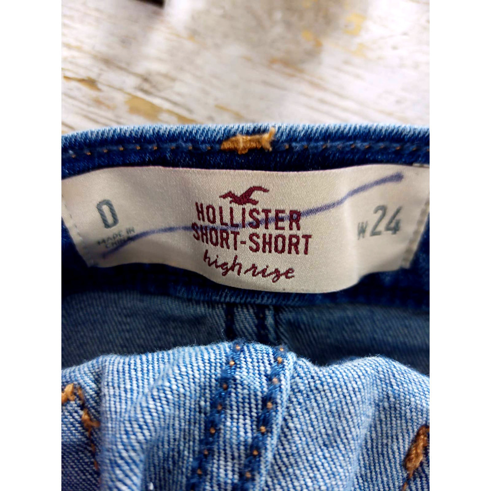 Hollister Women 0 Destroyed Cutoff High Rise Short - Picture 7 of 7